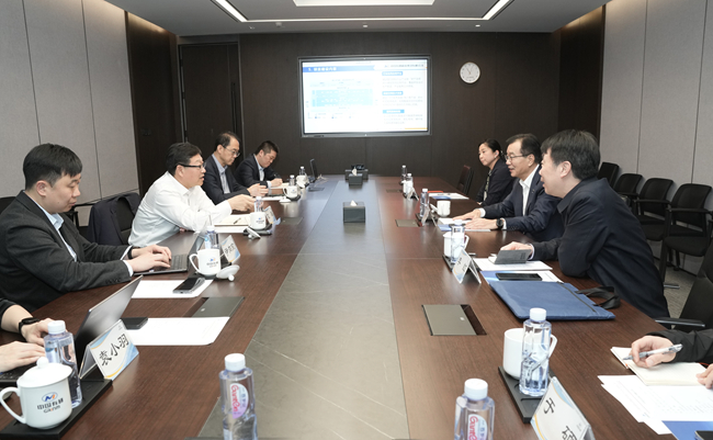 中国信息协会会长王金平一行到访中国有研