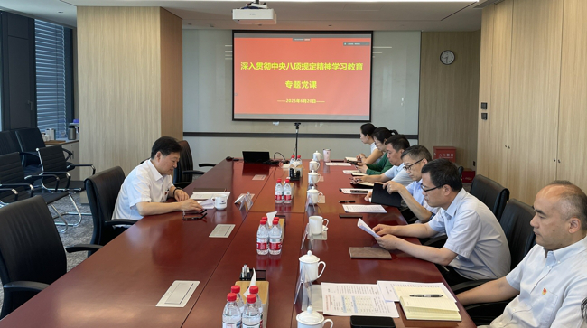 中国有研党委副书记、总经理艾磊讲授专题党课